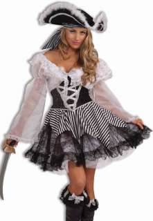 Sexy Womens Pirate Captain Wench Halloween Costume 721773660153  