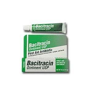  Bacitracin, Firtst Aid Antibiotic Ointment, USP     1/2 oz 
