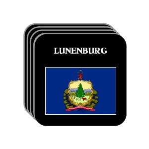  US State Flag   LUNENBURG, Vermont (VT) Set of 4 Mini 