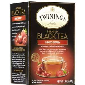 Twinings Mixed Berry Tea Bags  6 ct (Quantity of 2 