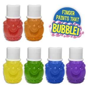  Mr. Bubble 6 CT Bubbling Finger Paints Toys & Games