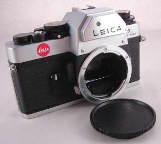 Leica R3 ELECTRONIC 35mm SLR Film Chrome Camera Body RARE  