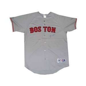 Boston Red Sox Jason Varitek Autographed Grey Replica Jersey (MLB 