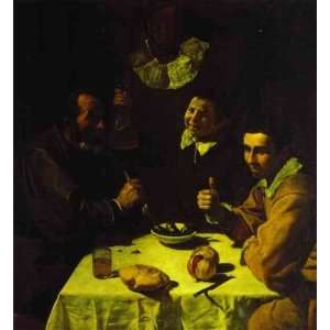     Diego Velazquez   40 x 44 inches   The Lunch