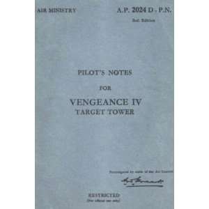 Vultee Vengeance IV Aircraft Pilot Manual Vultee  Books