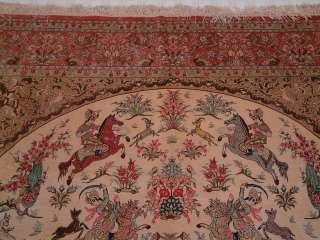 Qom Persian rug; All Persian Rugs are genuine handmade. Also, every 
