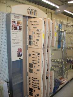 Elements Style Home Hardware Display, Knobs, Handles  