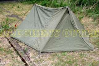   PUP TENT OD GREEN 2 Shelter Halves Military Surplus ARMY Issued  
