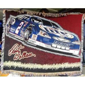  Rusty Wallace #2 Miller Lite Throw Blanket / Wall Hanging 