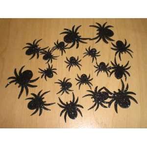  Howl O Ween Iron On Spider Glitter Appliques   Multi Pack 