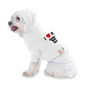  I Love/Heart Cardigan Welsh Corgi Hooded T Shirt for Dog 
