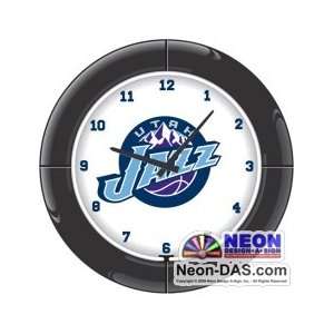  Utah Jazz Neon Clock