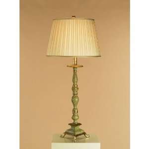   Company 6109 Traditional / Classic Green Crackle Wickham Table Lamp
