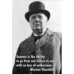  Success is the ability to by Wilbur Pierce 12x18