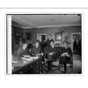 Historic Print (L) Sec. Wilbur with Com. Rogers & crew of P.N.A., [9 