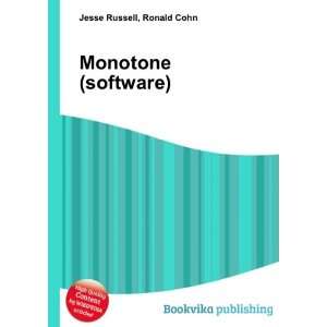  Monotone (software) Ronald Cohn Jesse Russell Books