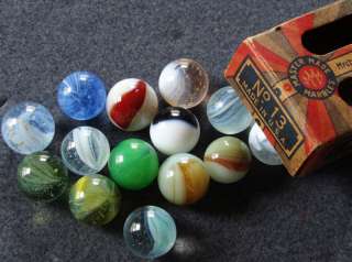Vintage marbles Master Made Marbles No. 13 box  