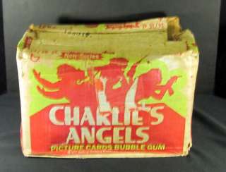 Empty   1977 Charlies Angels Series 3 Empty Display Case  