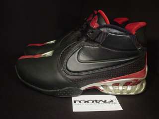 2004 Nike Zoom MICHAEL VICK III 3 M& BLACK WHITE VARSITY RED SILVER Sz 