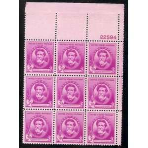  Stamps US Augustus St Gaudens Sc A345 MNH Block of 9 dealer 