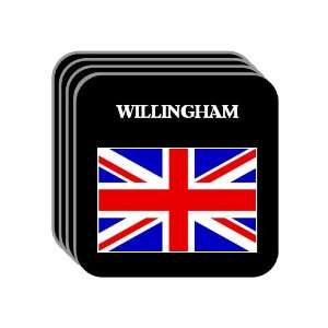  UK, England   WILLINGHAM Set of 4 Mini Mousepad Coasters 