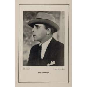  1927 Silent Film Star Bobby Vernon Christie Comedies 