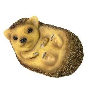 Baby Hedgehog Lying on His Right Side Sculpture 