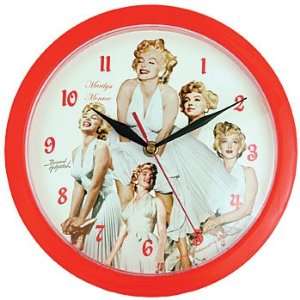    Marilyn Monroe Bernard of Hollywood Red Wall Clock
