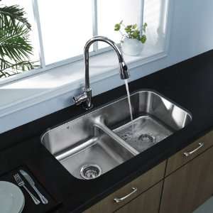  Vigo VG14006 Undermount 32 Stainless Steel Kitchen Sink 