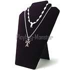 Black Wave Necklace Pendant Jewelry Display Easel  