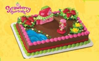 STRAWBERRY SHORTCAKE CAFE CAKE TOPPER birthday supplies  