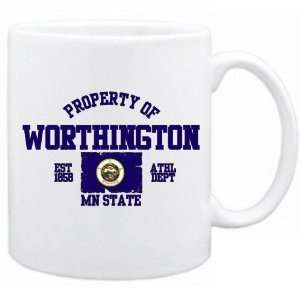  New  Property Of Worthington / Athl Dept  Minnesota Mug 