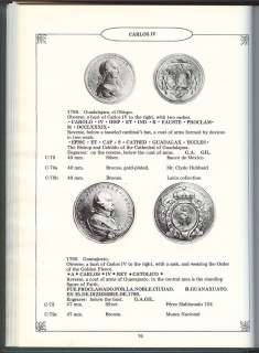 MEDALS OF MEXICO VOL 1 RARE SPAIN KINGS NUMISMATIC BOOK  