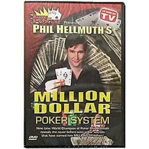 New Trademark DVD Phil Hellmuths Million Dollar Poker System Popular 