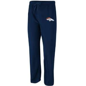  Denver Broncos Navy Blue Trade Talk Microfleece Pants (XX 