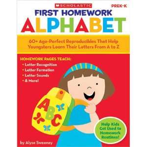  Quality value First Homework Alphabet Gr Pk K By Scholastic 