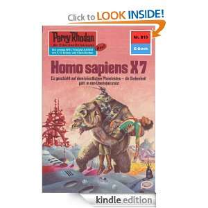 Perry Rhodan 810 Homo sapiens X7 (Heftroman) Perry Rhodan Zyklus 