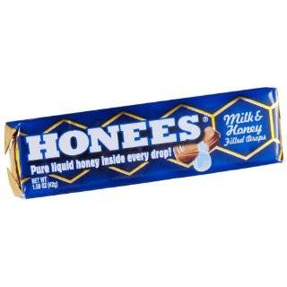 Ambrosoli Honees Milk & Honey Filled Drops, 1.50 Ounces Bars (Pack of 