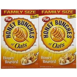  Post Honey Bunches of Oats, 18 oz, 2 ct (Quantity of 2 