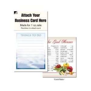  MNP 642    Magnetic Business Card Note Pads Clouds 