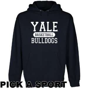  Yale Bulldogs Custom Sport Pullover Hoodie   Navy Blue 