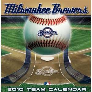  MILWAUKEE BREWERS 2010 MLB Daily Desk 5 x 5 BOX CALENDAR 