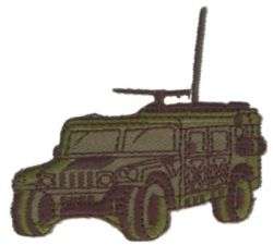 Hummer Humvee Military Embroidered Iron On Patch 620972  