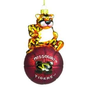  MISSOURI TIGERS MASCOT CHRISTMAS ORNAMENTS (2) Sports 