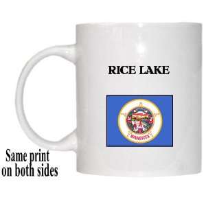    US State Flag   RICE LAKE, Minnesota (MN) Mug 