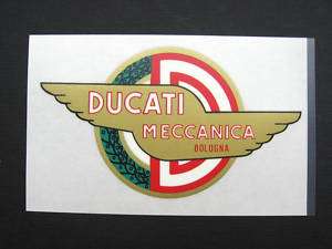 DUCATI single tank decal Ducati Meccanica  