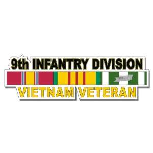 US Army 9th Infantry Division Vietnam Veteran Window Strip 