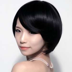 Korean idol hair straight fashion wig ,short wigs 2col  