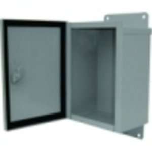  MIER BW BW119L HINGED OUTDOOR ENCLOSURE 10WX12HX6D W/2 