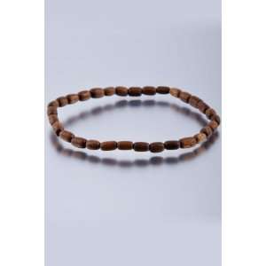 DyOh Spiritual Jewelry Collection   4mm Oval Robles Wood Bead Bracelet 